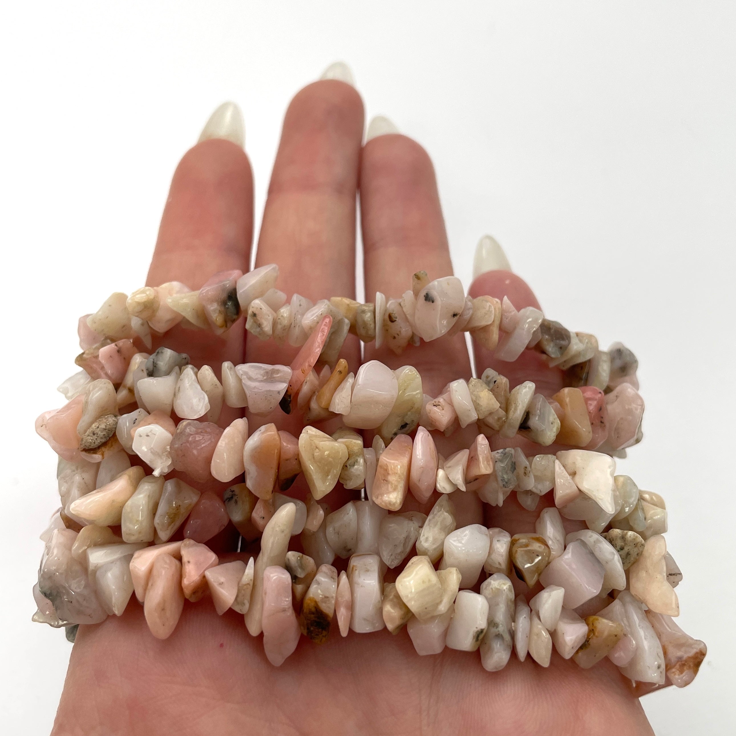 Pink Opal Chip Bracelet Pink Opal Chip Bracelet